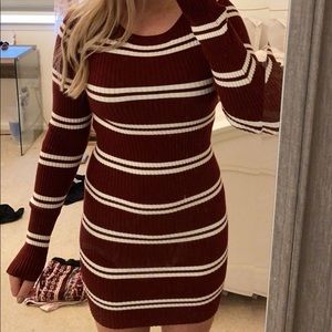 Bodycon striped dress